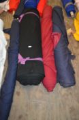 Four Rolls of Assorted Fabrics