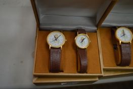 Two Sets of Ladies & Gents Wristwatches with Faux