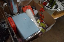 Box of Waste Bins, Fire Blankets, etc.