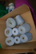 Box of Assorted Knitting Yarn