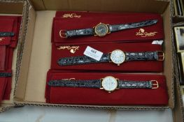 Box of Ten Ladies Fashion Watches with Leather Str