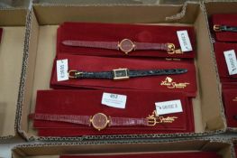 Box of Ten Ladies Fashion Watches with Leather Str