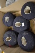 Box Containing Cones of Knitting Wool