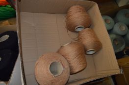 Box of Assorted Knitting Yarn
