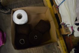 Box of Assorted Knitting Yarn