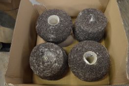 Box Containing Cones of Knitting Wool