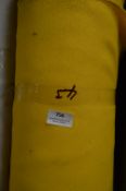 6ft Width Roll of Bright Yellow Fabric 43m