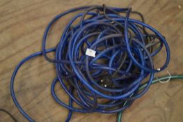 Length of Blue Rope Lighting