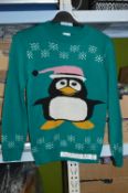 Box of Five Festive Penguin Jumpers
