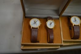 Two Sets of Ladies & Gents Wristwatches with Faux