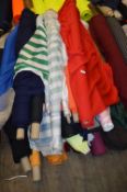 Large Quantity of Assorted Fabrics