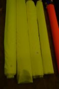 Four Rolls of High Visibility Fabric