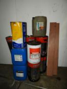 *12 Containers of Assorted Lubricants