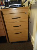 *Light Oak Standalone Drawer Pedestal