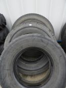 *One Bridgestone and Two Michelin 295/80R22.5 Comm