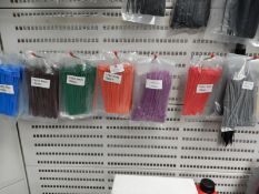 *Eighteen Bags of Coloured Tie Wraps