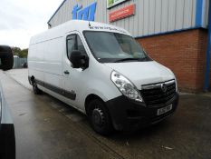 *Vauxhall Movano Reg: SJ12 YBY Mileage:93063 MOT:September 2019