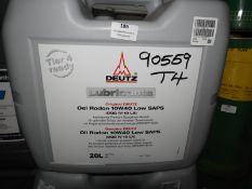 *1x20L of Deutz Oil Rodon 10W40 Engine Oil