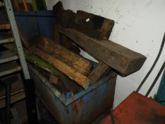 *Steel Stillage Containing Assorted Wood Chocks
