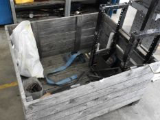 *Wood Crate Containing Oils, Portapak Oxyacetylene