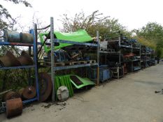 *Seven Bays of Pallet Racking Consisting of Eight