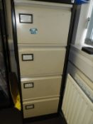 *Four Drawer Foolscap Filing Cabinet (Coffee & Cre