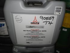 *1x20L of Deutz Oil Rodon 10W40 Engine Oil