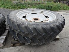 *Pair of Alliance A350 13.6R48 Row Crop Tyres on E