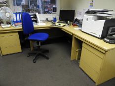 *Corner Office Suite Comprising of Corner Desk Two