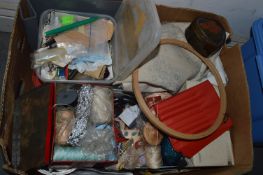 Box of Sewing Accessories