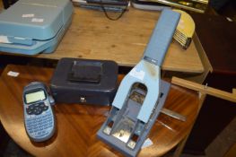 Dymo Letratag, Cash Tin and a Hole Punch