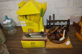 Quantity of Pipe Cleaners, Pipe Stand, etc.