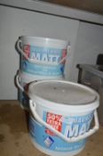 Three 7.5L Tubs of Interior Paint (Magnolia)