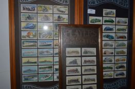 Three Sets of Framed Cigarette Cards