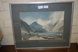 Watercolour - Wind & Sun Wastewater by W. Heaton C