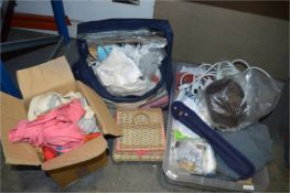 Two Boxes and a Bag Containing Accessories Wool, B