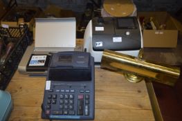 Casio Tax Calculator, Postbase Mini, Canon Pixma P