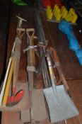 Garden Tools and Bamboo Poles