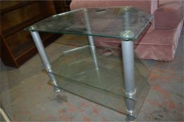 Glass TV Stand