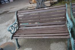 Garden Bench with Cast Iron Ends