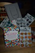 Packets of Beads, Jewellery Making Book and a Dartec