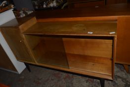 Retro Glass Fronted Wooden Sideboard