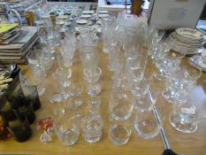 Large Quantity of Drinking Glassware, Bird Paperwe