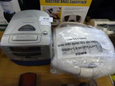 Radio and a Party Pastry Maker