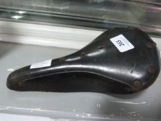 Vintage Brooks Leather Bicycle Saddle