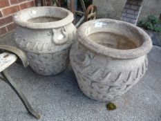 Two Stone Jardiniere Planters
