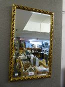 Gilt Framed Bevelled Edge Mirror