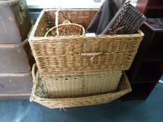 Five Wicker Baskets