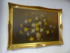 Gilt Framed Floral Print