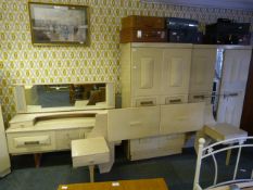 Four Piece Stonehill Furniture 1960's Bedroom Suit